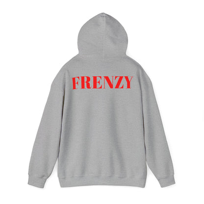 Frenzy Unisex Hoodie - Stylish Heavy Blend Sweatshirt with 'F' Design. - Fitness Frenzy