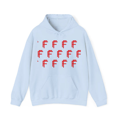 Frenzy Unisex Hoodie - Stylish Heavy Blend Sweatshirt with 'F' Design. - Fitness Frenzy