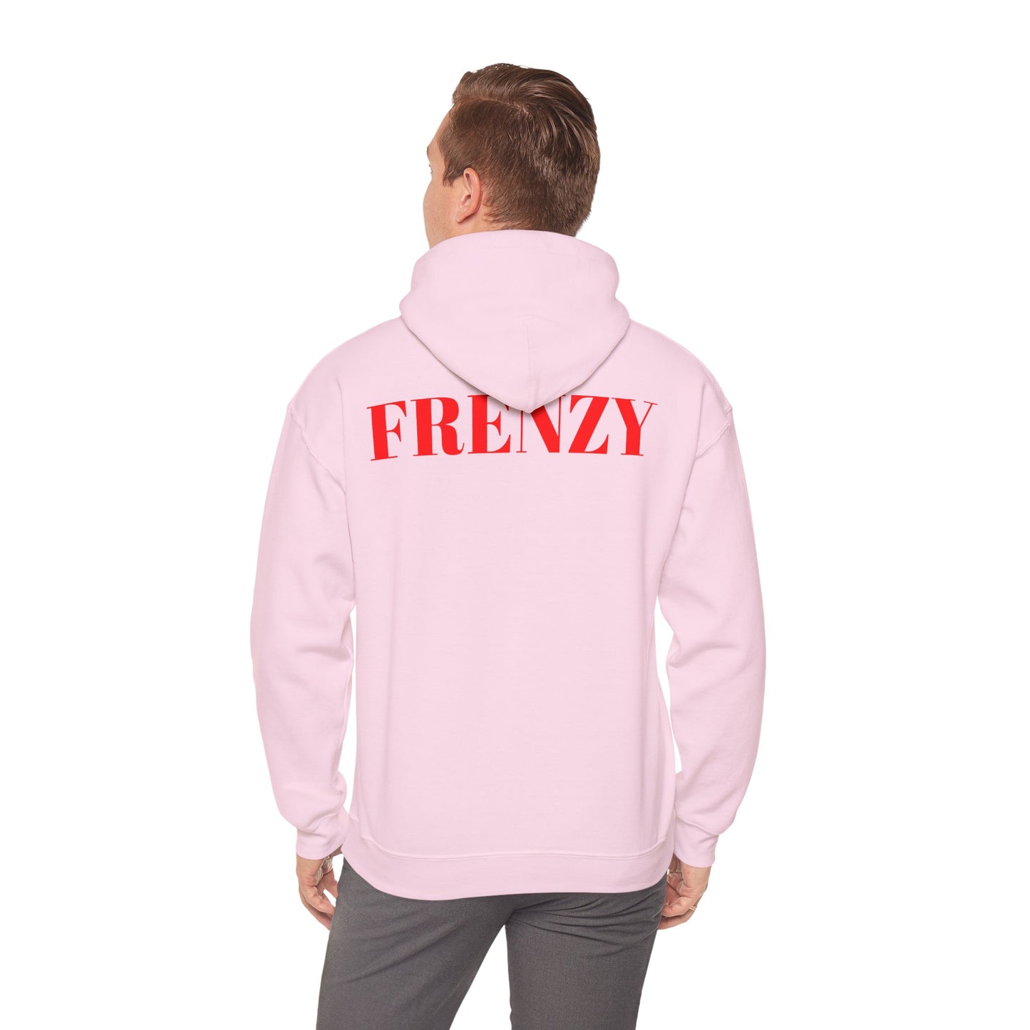 Frenzy Unisex Hoodie - Stylish Heavy Blend Sweatshirt with 'F' Design. - Fitness Frenzy