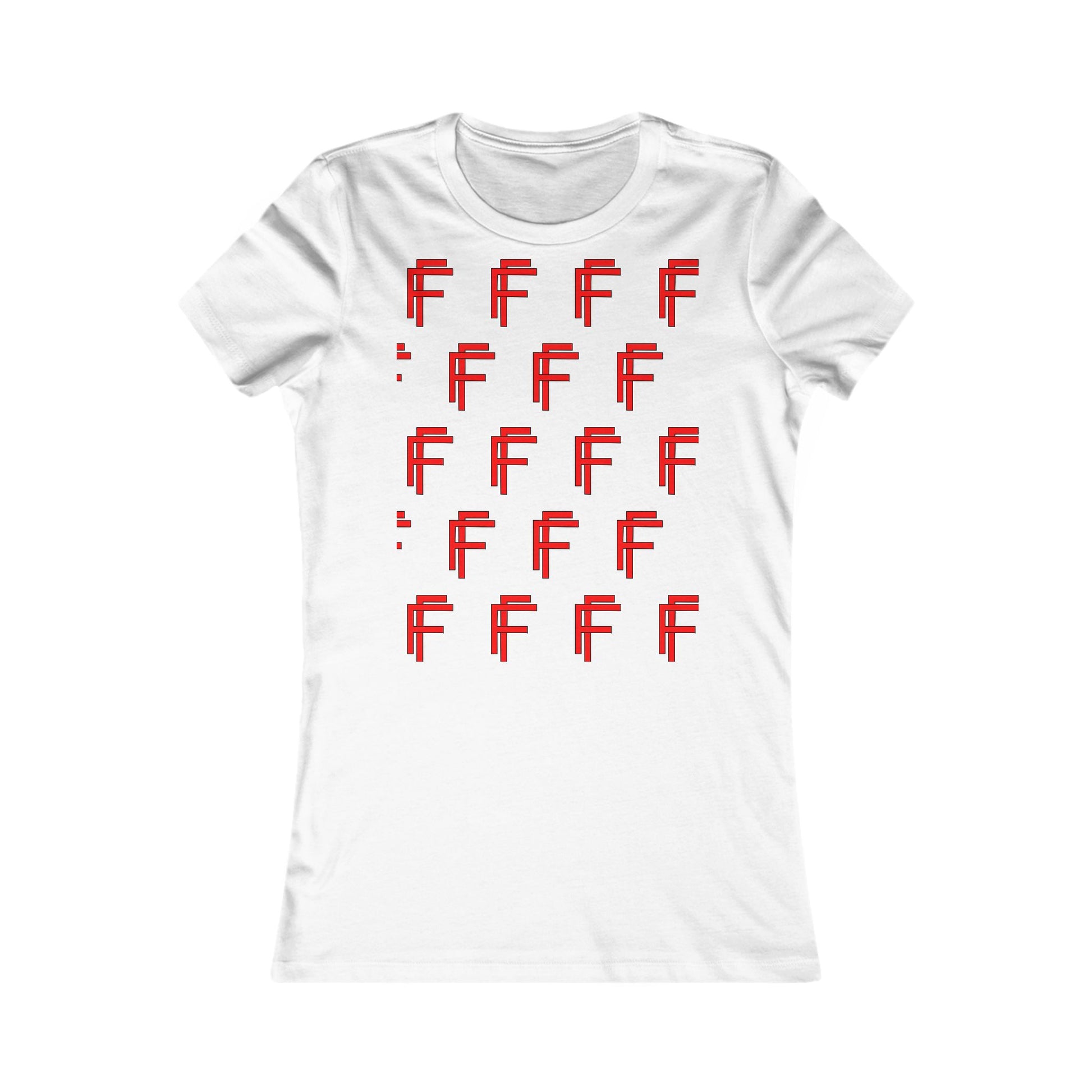 Frenzy - Casual Graphic Tee - Women's 'F' Design for Everyday Wear. - Fitness Frenzy