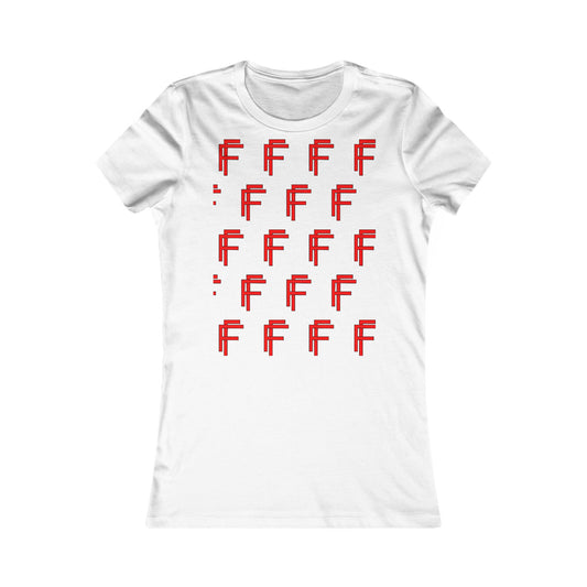 Frenzy - Casual Graphic Tee - Women's 'F' Design for Everyday Wear. - Fitness Frenzy