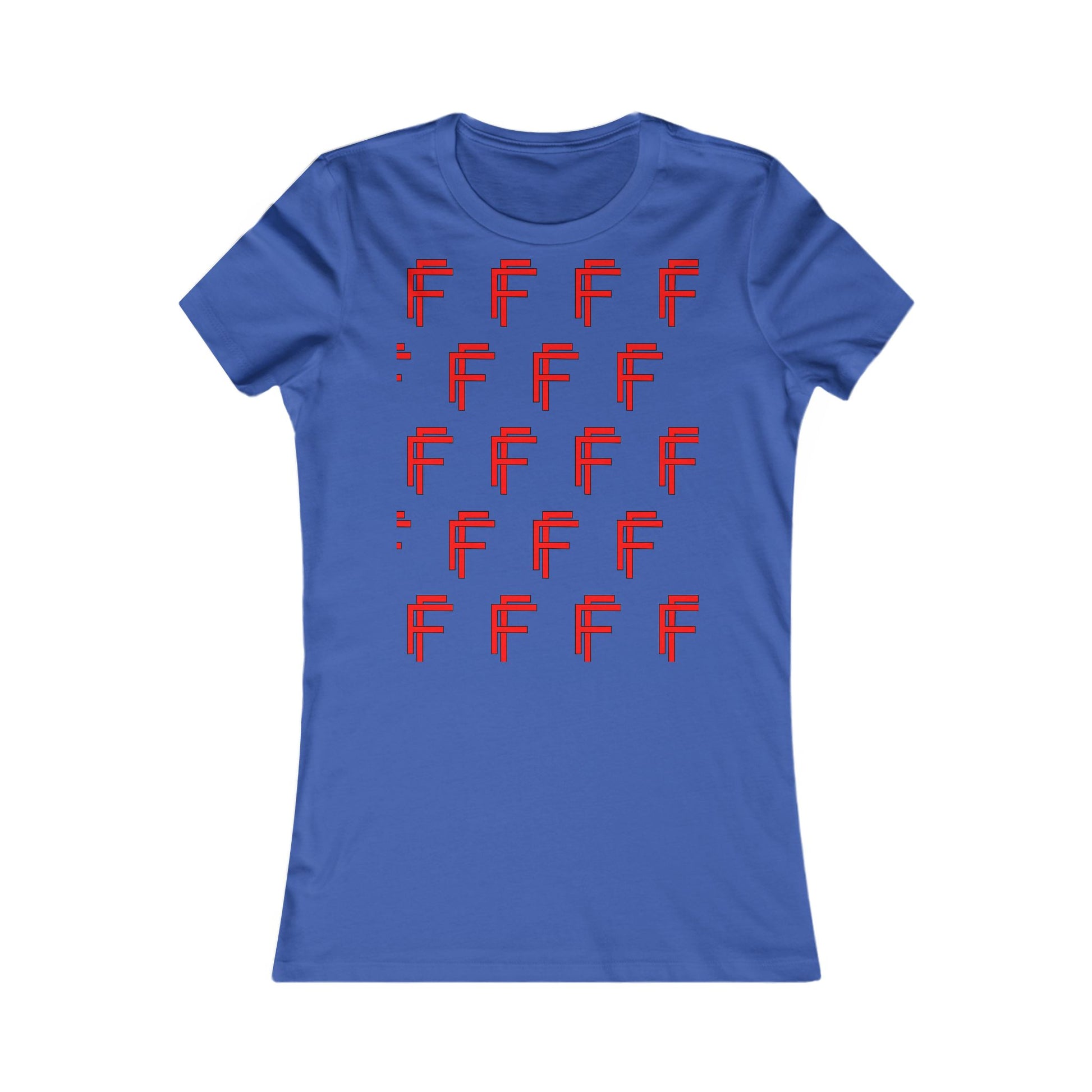 Frenzy - Casual Graphic Tee - Women's 'F' Design for Everyday Wear. - Fitness Frenzy