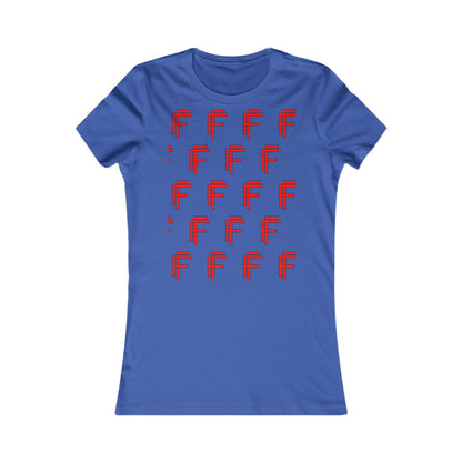 Frenzy - Casual Graphic Tee - Women's 'F' Design for Everyday Wear. - Fitness Frenzy