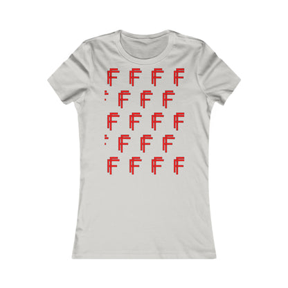 Frenzy - Casual Graphic Tee - Women's 'F' Design for Everyday Wear. - Fitness Frenzy