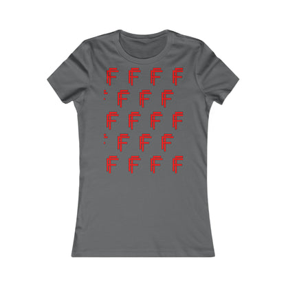 Frenzy - Casual Graphic Tee - Women's 'F' Design for Everyday Wear. - Fitness Frenzy