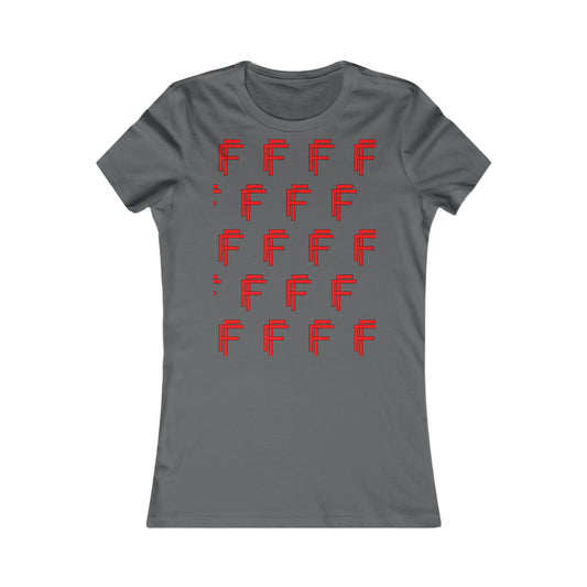 Frenzy - Casual Graphic Tee - Women's 'F' Design for Everyday Wear. - Fitness Frenzy