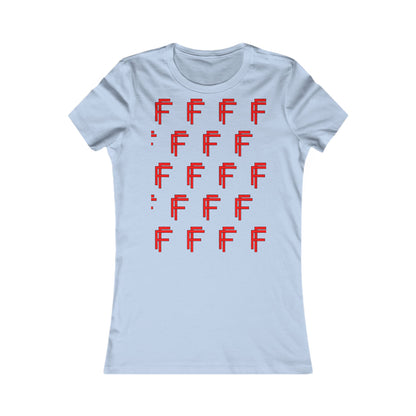 Frenzy - Casual Graphic Tee - Women's 'F' Design for Everyday Wear. - Fitness Frenzy