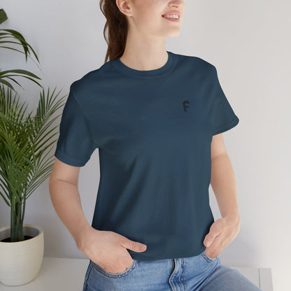 Every Day T Unisex Jersey Tee with Black Logo. - Fitness Frenzy