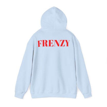 Frenzy Unisex Hoodie - Stylish Heavy Blend Sweatshirt with 'F' Design. - Fitness Frenzy