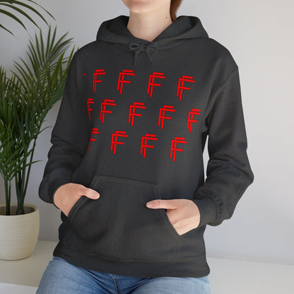 Frenzy Unisex Hoodie - Stylish Heavy Blend Sweatshirt with 'F' Design. - Fitness Frenzy