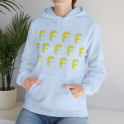 Frenzy 'F' Crazy Unisex Heavy Blend™ Hooded Sweatshirt. - Fitness Frenzy