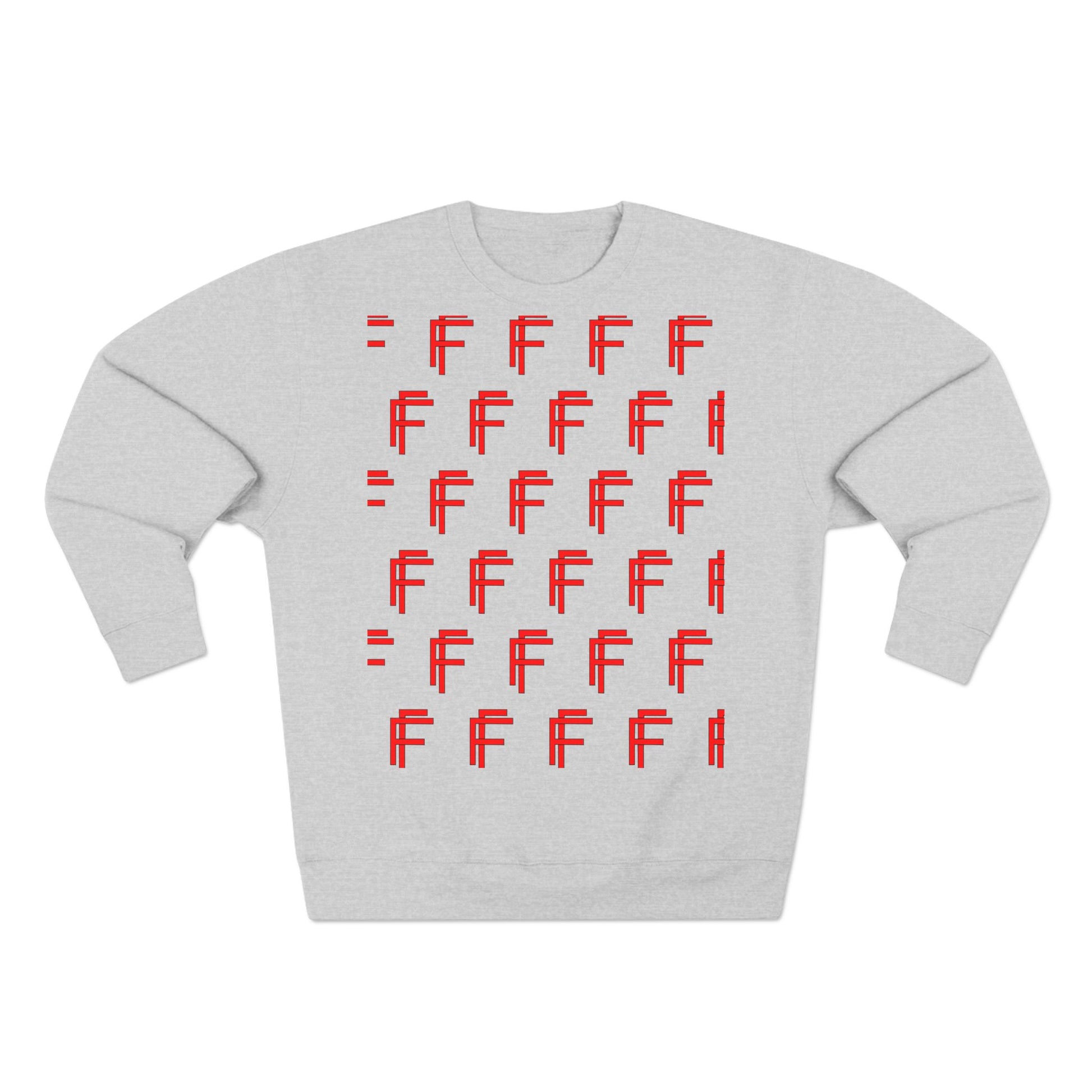 Frenzy - Unisex Crew neck Sweatshirt with Bold Red Design. - Fitness Frenzy