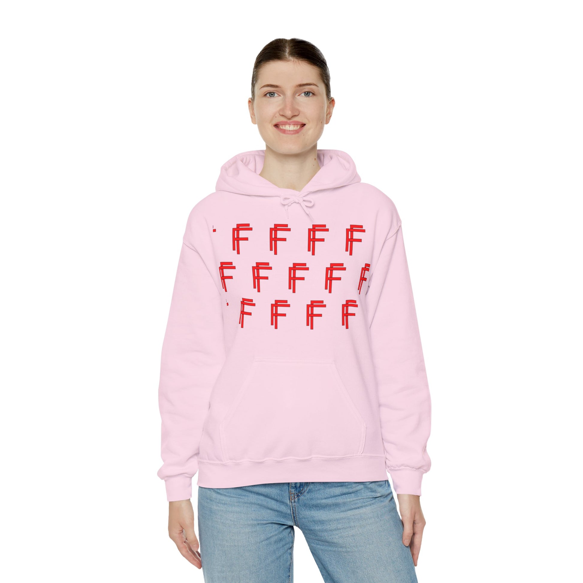 Frenzy Unisex Hoodie - Stylish Heavy Blend Sweatshirt with 'F' Design. - Fitness Frenzy