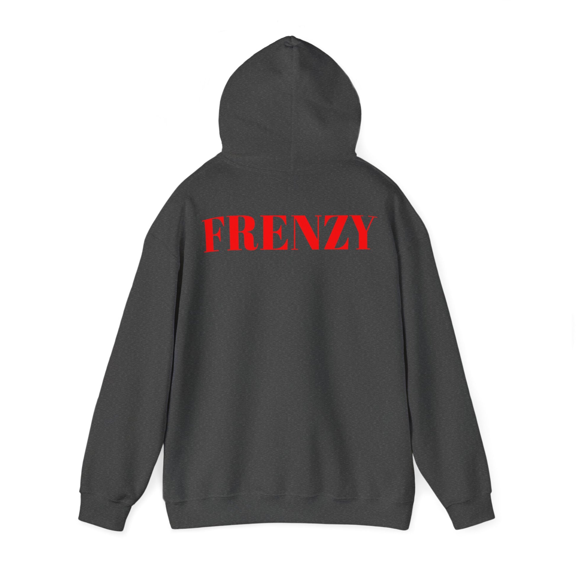 Frenzy Unisex Hoodie - Stylish Heavy Blend Sweatshirt with 'F' Design. - Fitness Frenzy