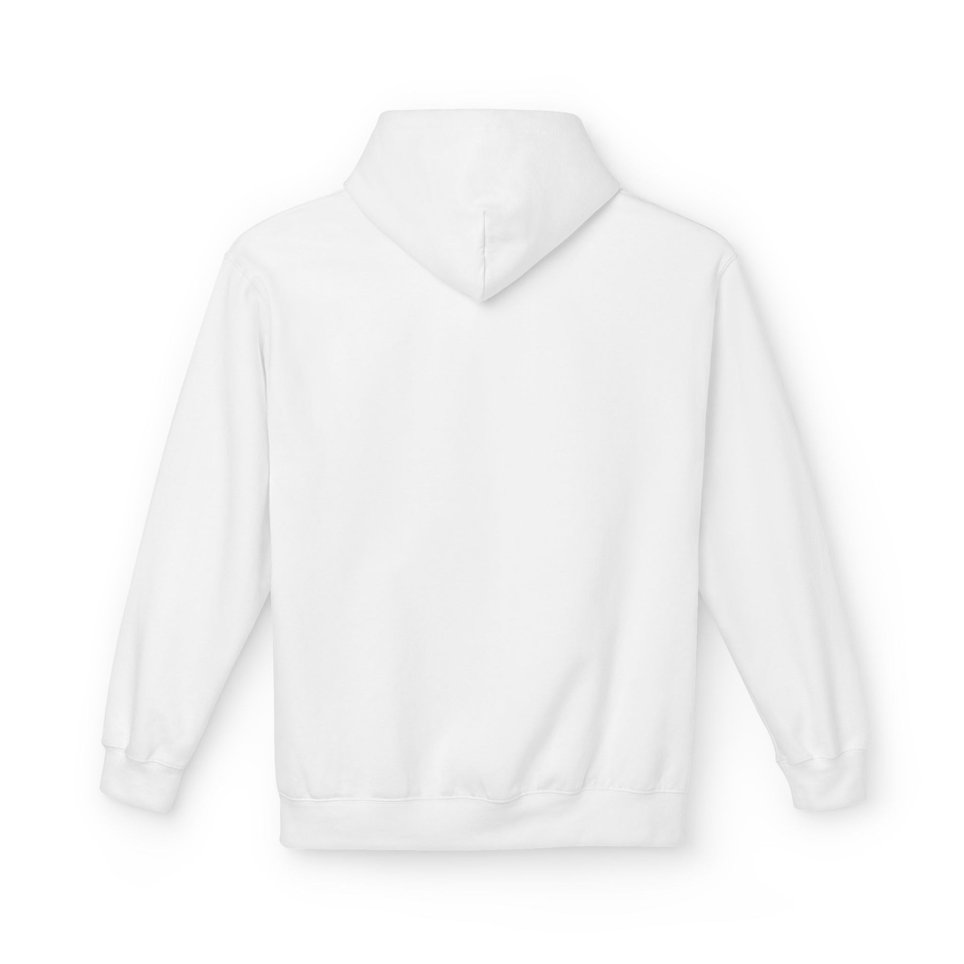 Fitness Frenzy Unisex Fleece Hoodie with Black Logo - Softstyle Comfort for Everyone. - Fitness Frenzy