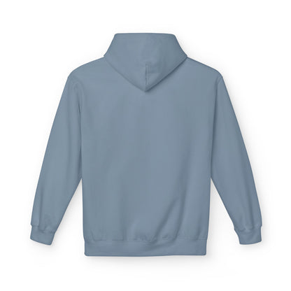 Fitness Frenzy Unisex Fleece Hoodie with Black Logo - Softstyle Comfort for Everyone. - Fitness Frenzy