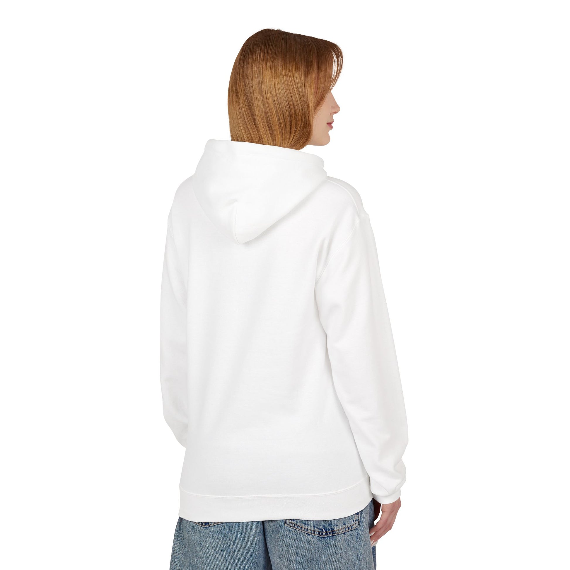 Fitness Frenzy Unisex Fleece Hoodie with Black Logo - Softstyle Comfort for Everyone. - Fitness Frenzy