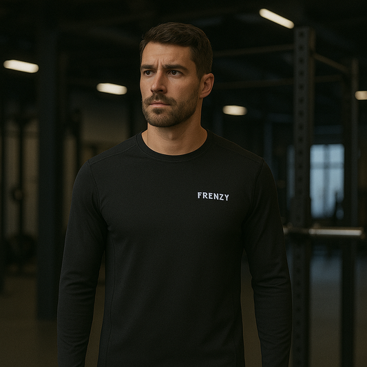 Frenzy TriDri® Performance Baselayer with White Logo - Fitness Frenzy