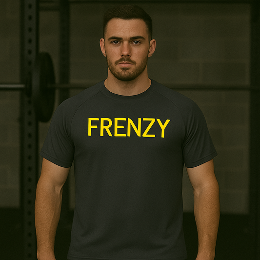 Frenzy TriDri® Panelled Tech Tee in Charcoal.