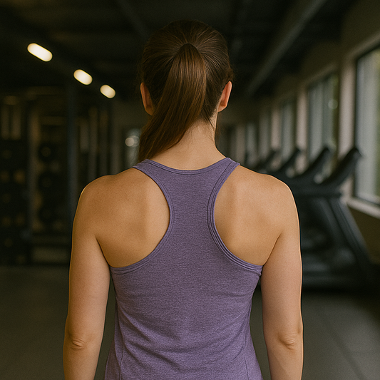 Frenzy Womens TriDri® Seamless '3D fit' Sports Vest in Purple. - Fitness Frenzy
